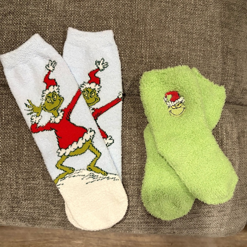 Women’s The Grinch Cozy Socks - 2 Pack